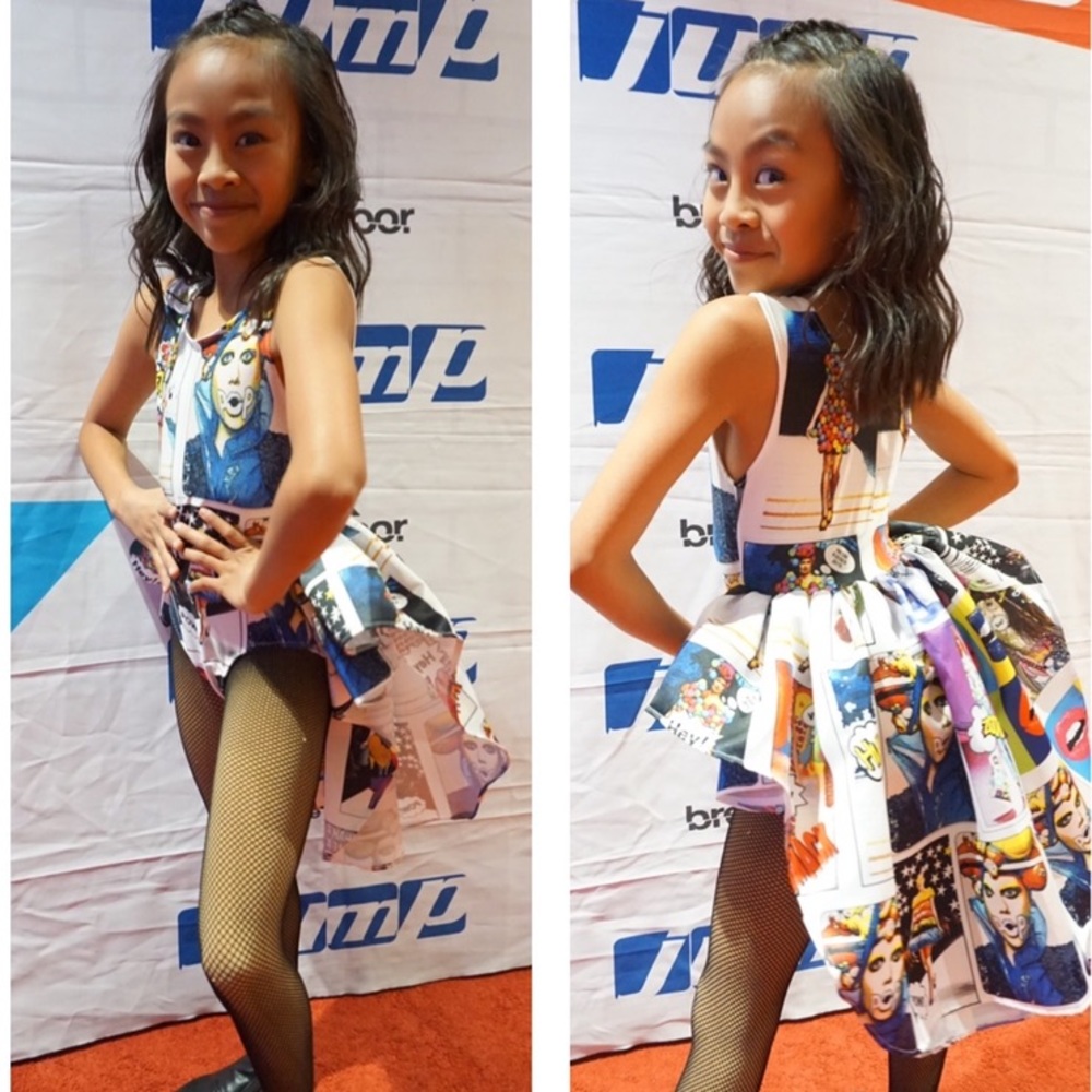 Neon Kisses Custom Dress